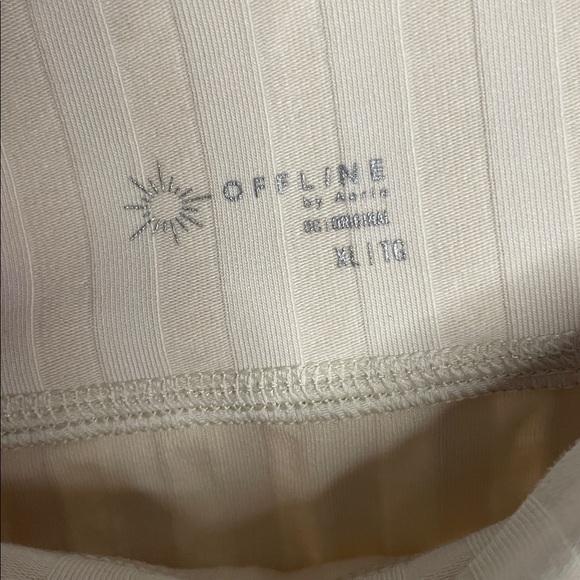 Aerie Cream Mini Skirt Sz XL - Picture 2 of 2